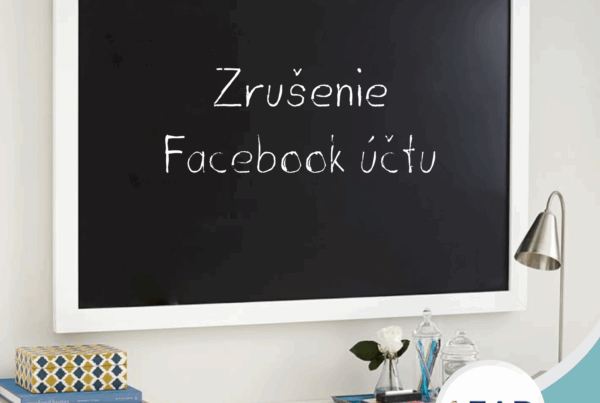 Lead sk online marketing - Zrušenie Facebook účtu